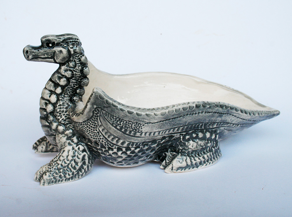 Скульптура «Дракон». 2017. Кераміка